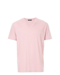 Мужская розовая футболка с v-образным вырезом от Loveless