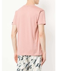 Мужская розовая футболка с v-образным вырезом от Loveless