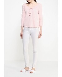 Женская розовая футболка с длинным рукавом от SPRINGFIELD