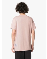 Мужская розовая футболка с круглым вырезом с принтом от Heron Preston