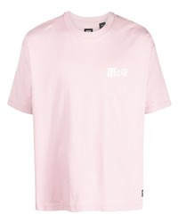 Мужская розовая футболка с круглым вырезом с принтом от Levi's