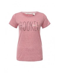 Женская розовая футболка с круглым вырезом с принтом от O'Neill