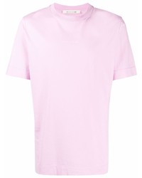 Мужская розовая футболка с круглым вырезом от 1017 Alyx 9Sm
