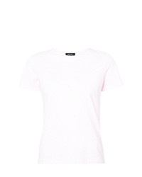 Женская розовая футболка с круглым вырезом от A.P.C.