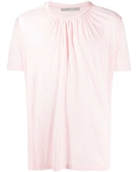 Мужская розовая футболка с круглым вырезом от AARON ESH