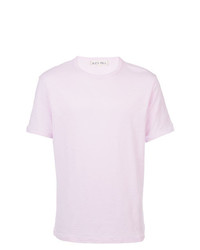 Мужская розовая футболка с круглым вырезом от Alex Mill