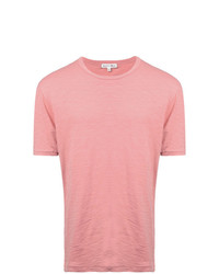 Мужская розовая футболка с круглым вырезом от Alex Mill