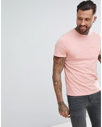Мужская розовая футболка с круглым вырезом от Another Influence