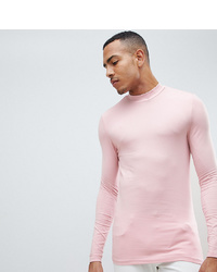 Мужская розовая футболка с круглым вырезом от ASOS DESIGN