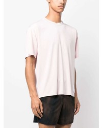 Мужская розовая футболка с круглым вырезом от Satisfy