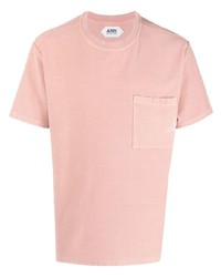 Мужская розовая футболка с круглым вырезом от AUTRY