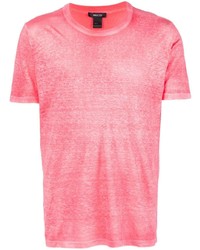 Мужская розовая футболка с круглым вырезом от Avant Toi