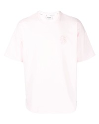 Мужская розовая футболка с круглым вырезом от BAPE BLACK *A BATHING APE®