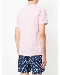 Мужская розовая футболка с круглым вырезом от The Upside