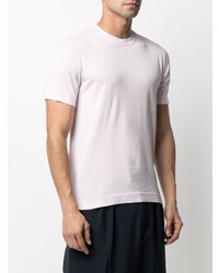 Мужская розовая футболка с круглым вырезом от Fedeli
