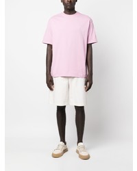 Мужская розовая футболка с круглым вырезом от President’S