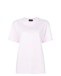 Женская розовая футболка с круглым вырезом от Calvin Klein 205W39nyc