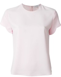 Женская розовая футболка с круглым вырезом от Carven