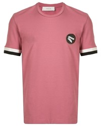Мужская розовая футболка с круглым вырезом от Cerruti 1881