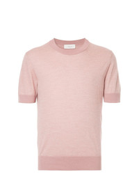 Мужская розовая футболка с круглым вырезом от Cerruti 1881