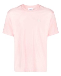 Мужская розовая футболка с круглым вырезом от Chocoolate