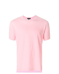 Мужская розовая футболка с круглым вырезом от Comme Des Garcons Homme Plus