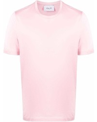 Мужская розовая футболка с круглым вырезом от D4.0
