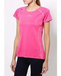 Женская розовая футболка с круглым вырезом от Desigual