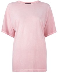 Женская розовая футболка с круглым вырезом от Diesel Black Gold