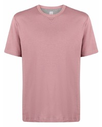 Мужская розовая футболка с круглым вырезом от Eleventy