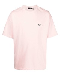 Мужская розовая футболка с круглым вырезом от FIVE CM