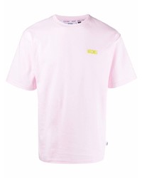 Мужская розовая футболка с круглым вырезом от Gcds