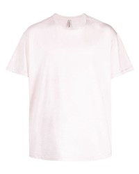 Мужская розовая футболка с круглым вырезом от Giorgio Brato