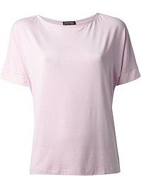Женская розовая футболка с круглым вырезом от Gran Sasso