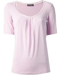 Женская розовая футболка с круглым вырезом от Gran Sasso
