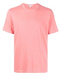 Мужская розовая футболка с круглым вырезом от James Perse