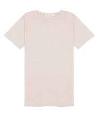 Мужская розовая футболка с круглым вырезом от John Elliott