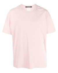 Мужская розовая футболка с круглым вырезом от Ksubi