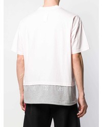 Мужская розовая футболка с круглым вырезом от Marni