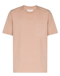 Мужская розовая футболка с круглым вырезом от Les Tien