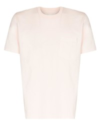 Мужская розовая футболка с круглым вырезом от Les Tien