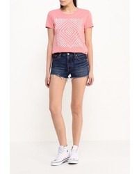 Женская розовая футболка с круглым вырезом от Levi's