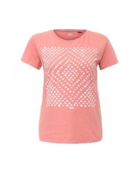 Женская розовая футболка с круглым вырезом от Levi's