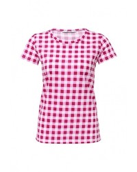 Женская розовая футболка с круглым вырезом от Liu Jo Jeans