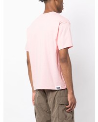 Мужская розовая футболка с круглым вырезом от Chocoolate