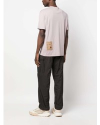 Мужская розовая футболка с круглым вырезом от Ten C