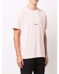 Мужская розовая футболка с круглым вырезом от Hydrogen