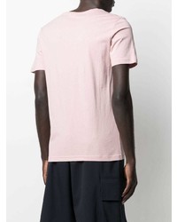 Мужская розовая футболка с круглым вырезом от Fila