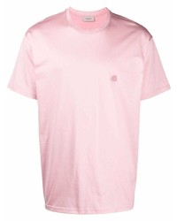 Мужская розовая футболка с круглым вырезом от Low Brand