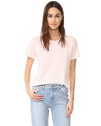 Женская розовая футболка с круглым вырезом от Madewell